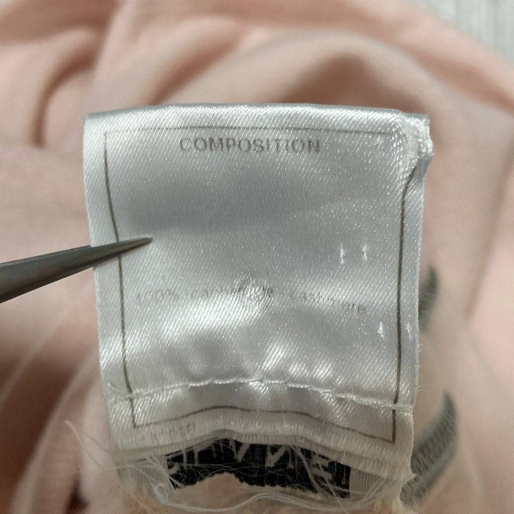 Chanel High Neck Zip Knit Sweater 36 Pink — view 5