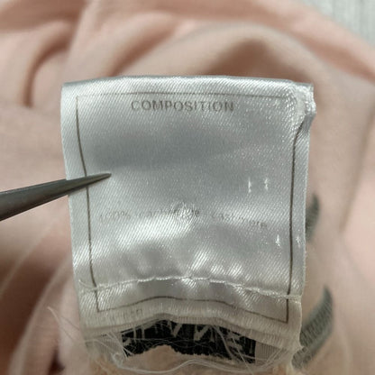 Chanel High Neck Zip Knit Sweater 36 Pink — view 5