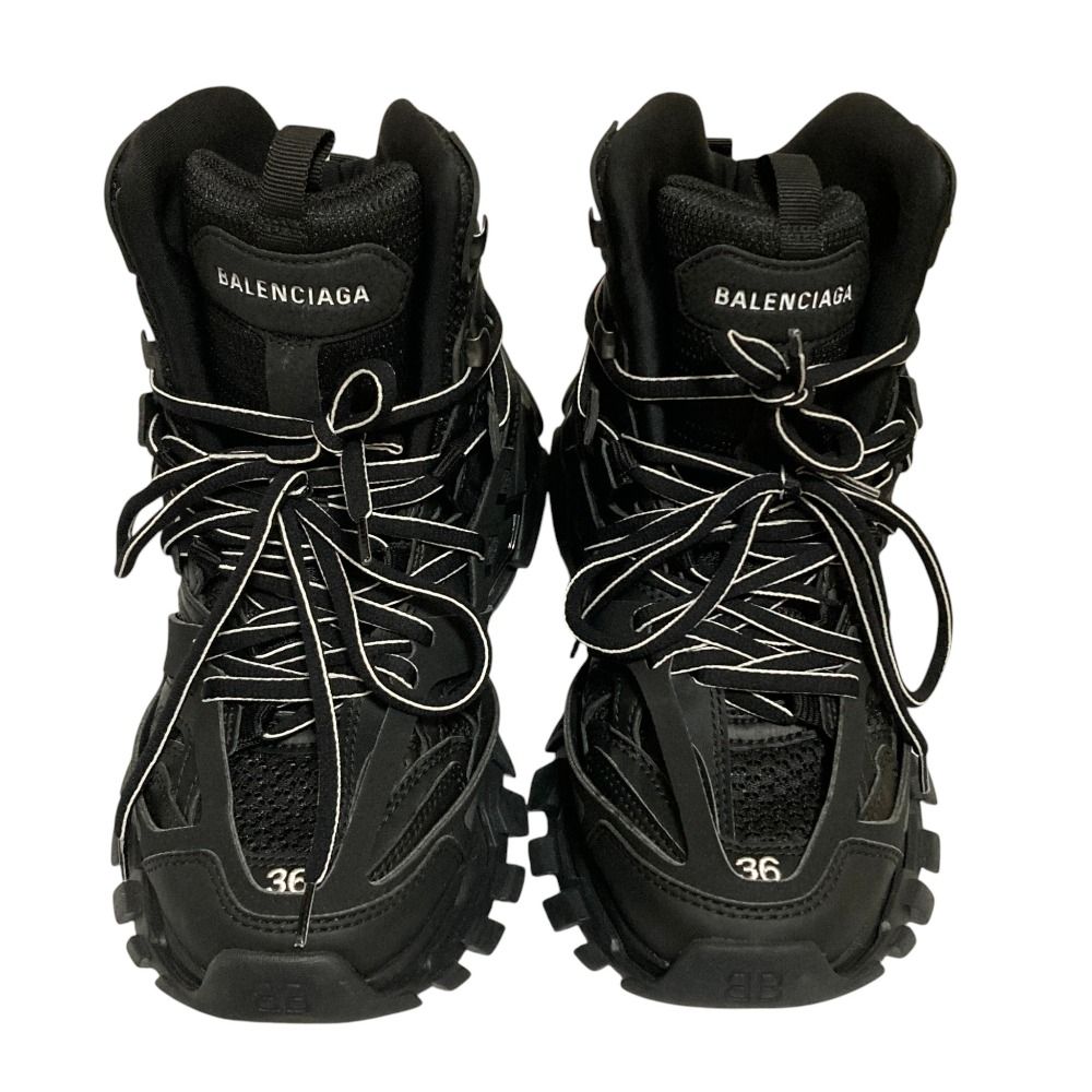 Balenciaga Track Hike High Cut Sneakers Black — view 2