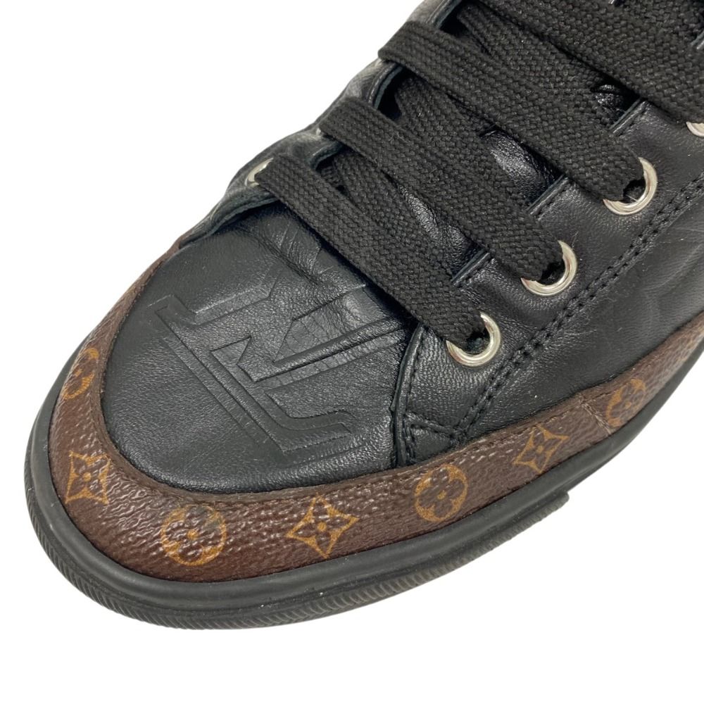 Louis Vuitton Stella Line Shearling Sneakers 34.5 Black — view 9