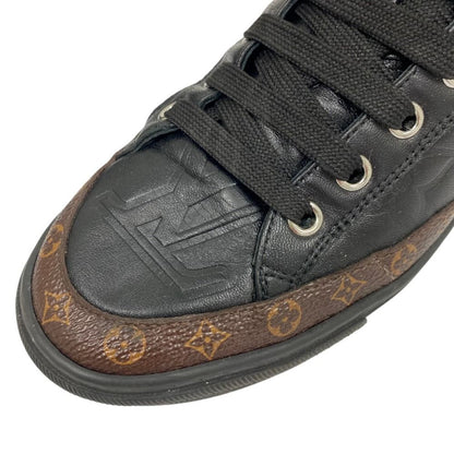 Louis Vuitton Stella Line Shearling Sneakers 34.5 Black — view 9