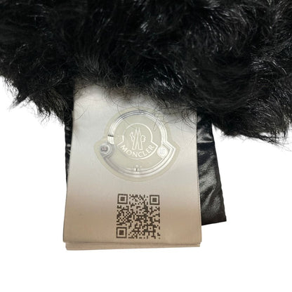 Moncler Sciarpa Mixed Fur Docking Down Jacket Scarf Black — view 6