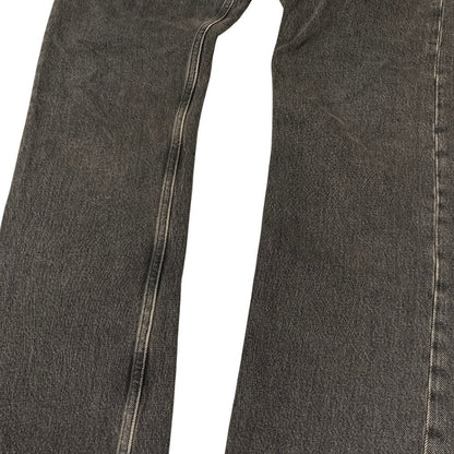 Louis Vuitton Monogram Logo Patch Denim Pants 32 Gray — view 7