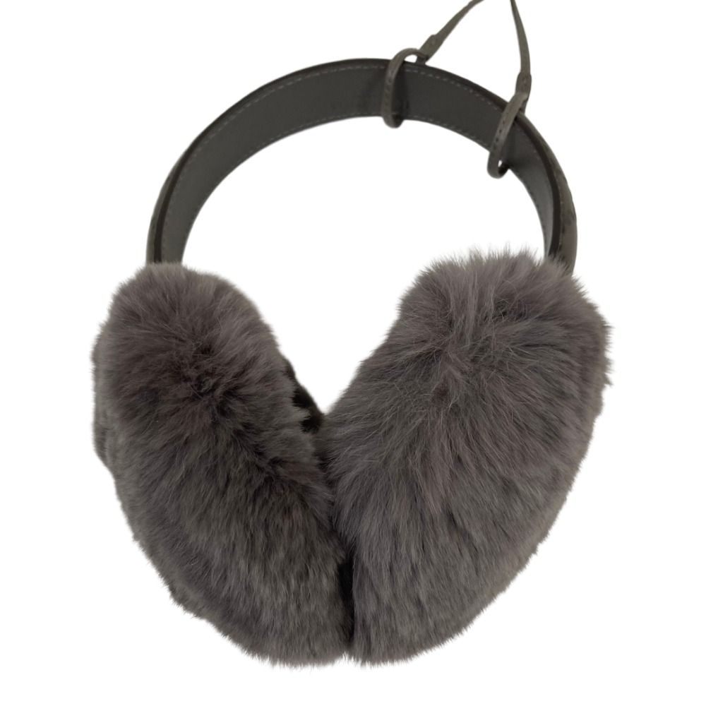 Gucci Guccissima Neck Strap Ear Muffs Gray — view 2