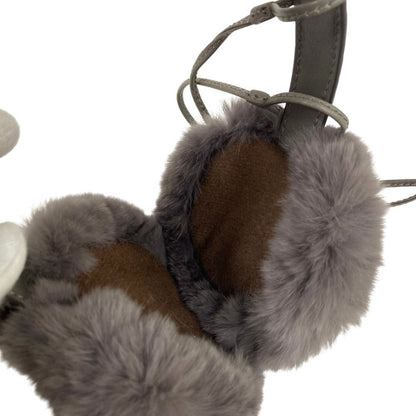 Gucci Guccissima Neck Strap Ear Muffs Gray — view 7