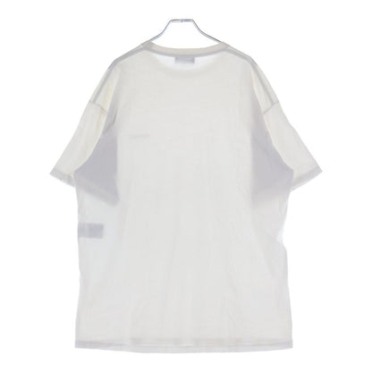 Balenciaga Front Logo Print Short Sleeve T-Shirt White — view 2