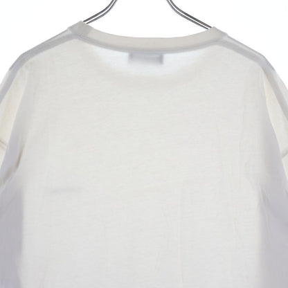Balenciaga Front Logo Print Short Sleeve T-Shirt White — view 4