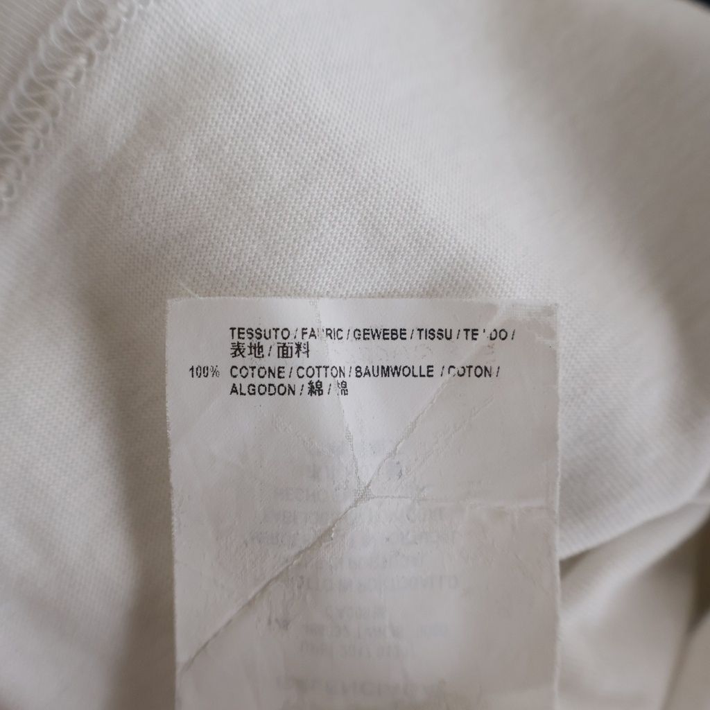 Balenciaga Front Logo Print Short Sleeve T-Shirt White — view 7