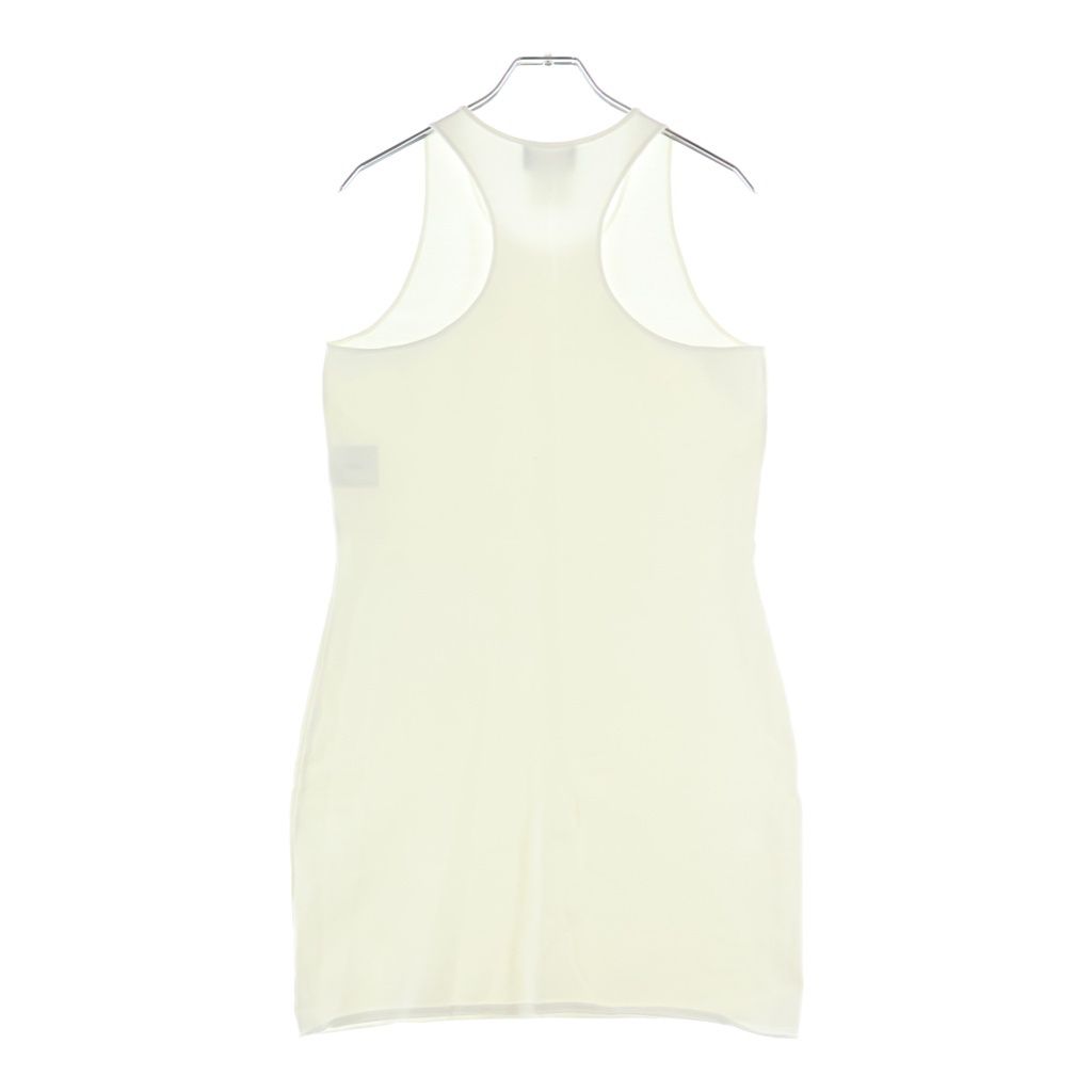 Chanel CC Logo Piping Sleeveless Knit White 40 Sweater — view 2