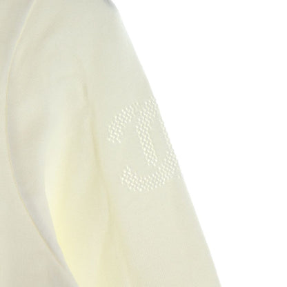 Chanel Crew Neck Zip Cardigan White 34 — view 4