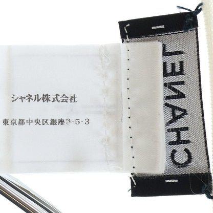 Chanel Crew Neck Zip Cardigan White 34 — view 8