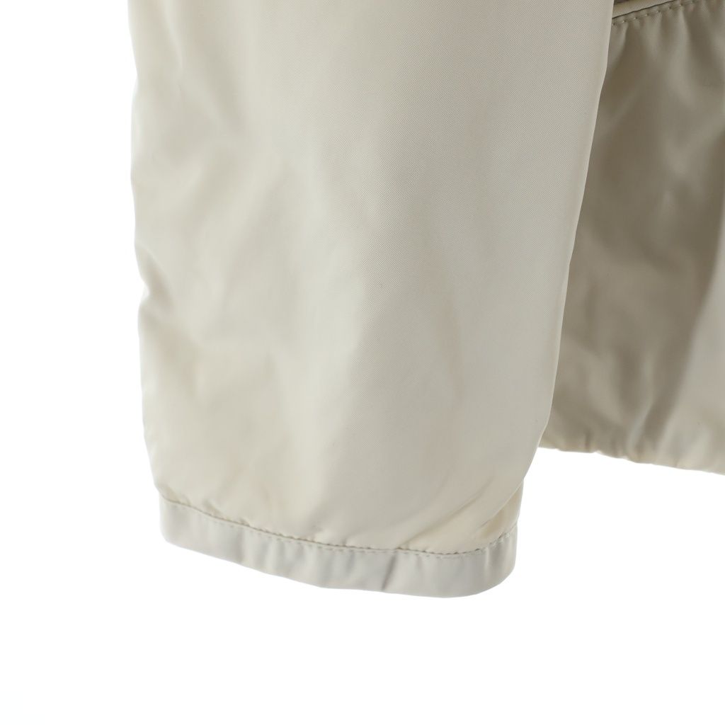 Moncler Hendaye Belted Down Jacket Ivory White 0 — view 5