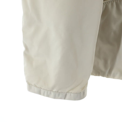 Moncler Hendaye Belted Down Jacket Ivory White 0 — view 5