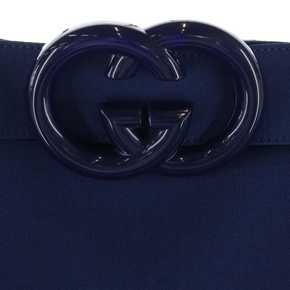 Gucci GG Belt Tight Skirt Blue 38 — view 3