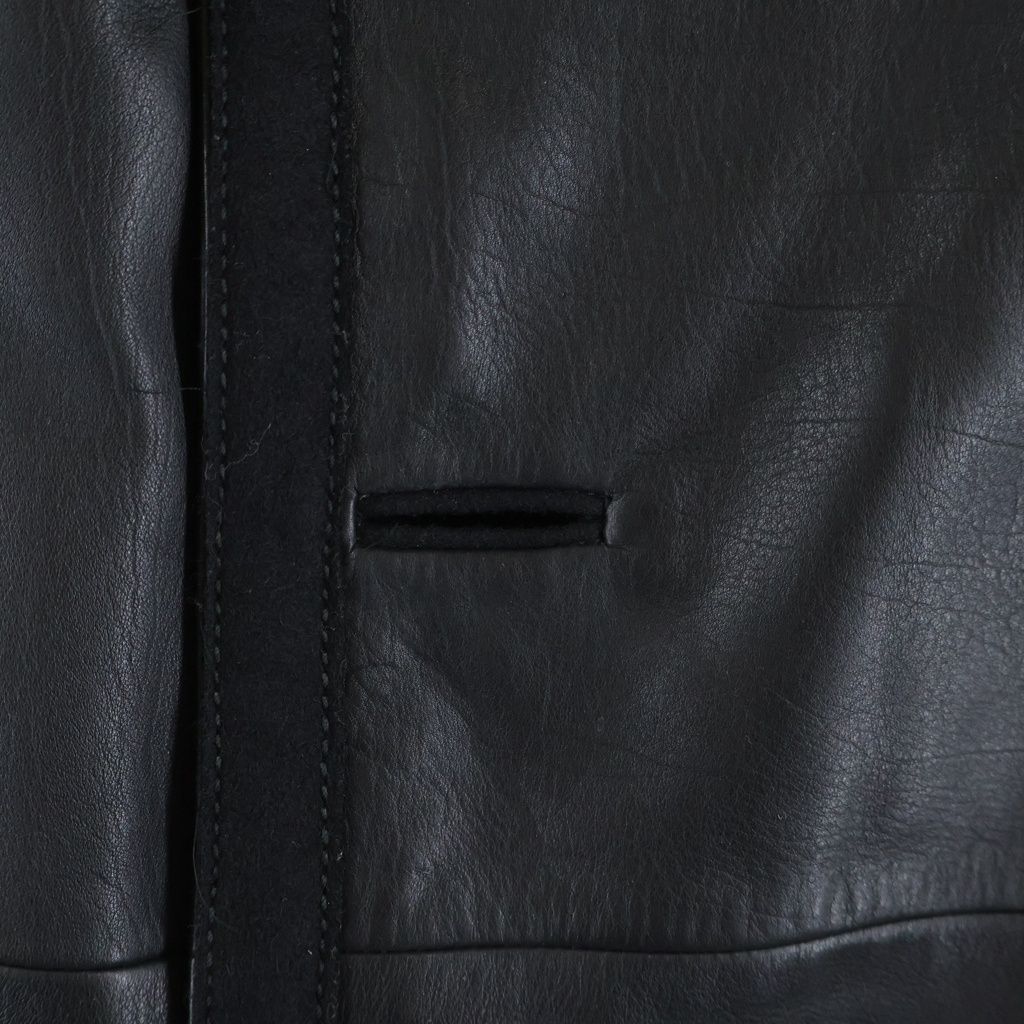 Louis Vuitton Rider's Jacket Leather Black 52 — view 6