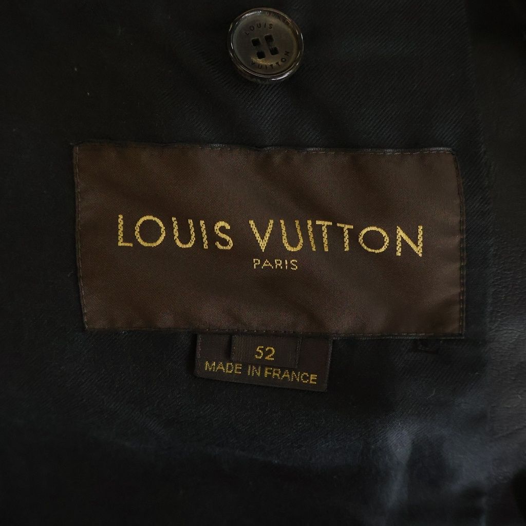 Louis Vuitton Rider's Jacket Leather Black 52 — view 8