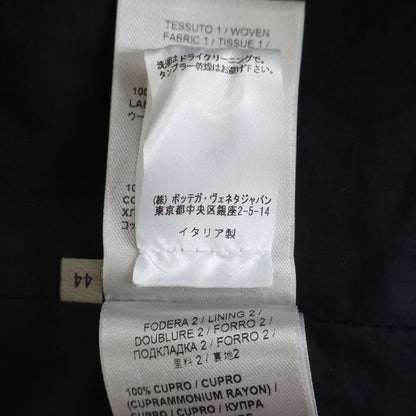 Bottega Veneta Check All Over Wool Peaked Lapel Double Breasted Che Star Coat — view 8