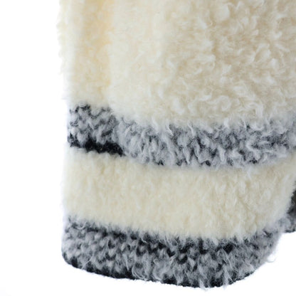 Dior Caro Wool Blend Fleece Knit Jacket White — view 6