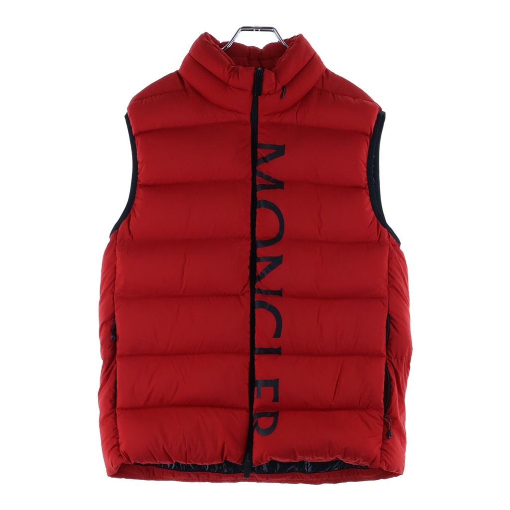 Moncler Amak Logo Print Zip Up Vest