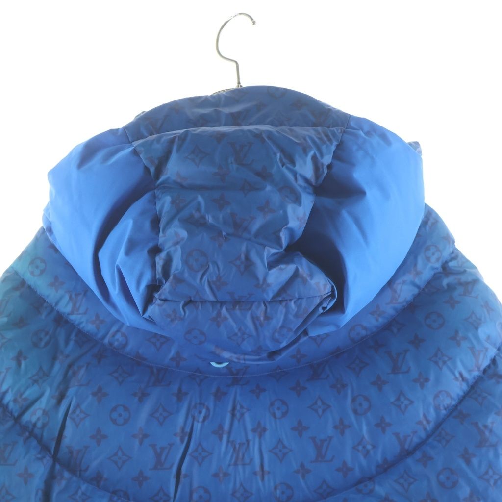 Louis Vuitton Monogram Heat Reactive Puffer Jacket Blue 46 — view 4