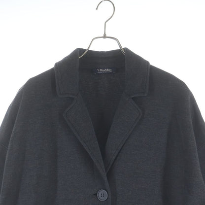 Max Mara S Coat Beads Charm Gray — view 3
