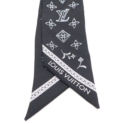 Louis Vuitton Bandeau BB Monogram Romance Silk Scarf Black — view 3