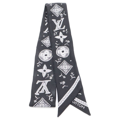 Louis Vuitton Bandeau BB Monogram Romance Silk Scarf Black — view 2