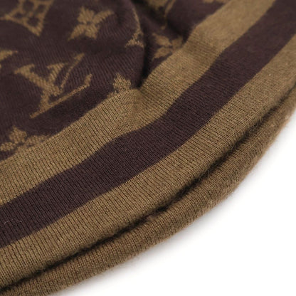 Louis Vuitton Monogram Cashmere Blend Knit Hat Brown — view 5
