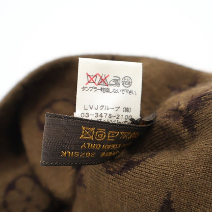 Louis Vuitton Monogram Cashmere Blend Knit Hat Brown — view 8