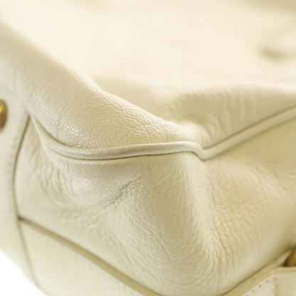Saint Laurent Muse Bag Ivory Handbag White Leather Gold — view 8