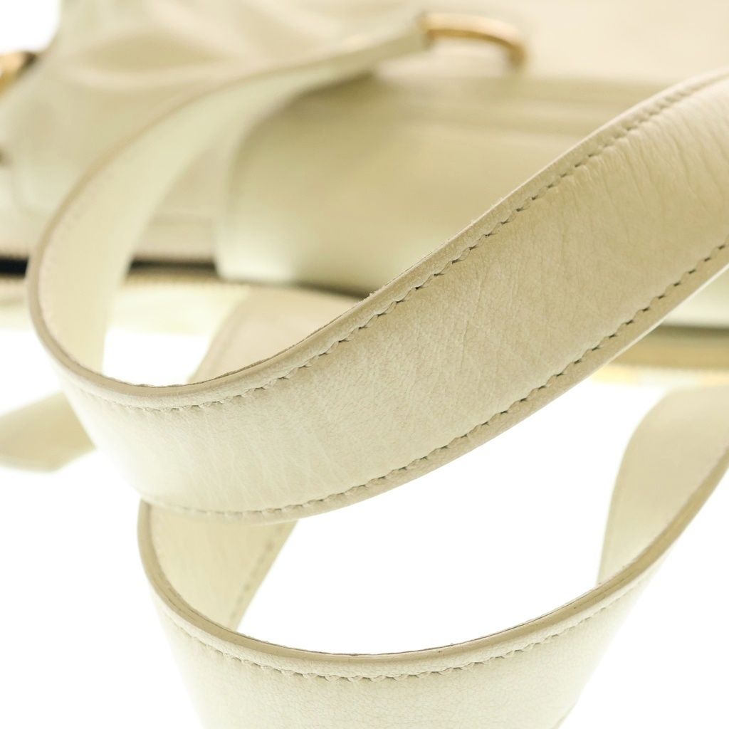 Saint Laurent Muse Bag Ivory Handbag White Leather Gold — view 7