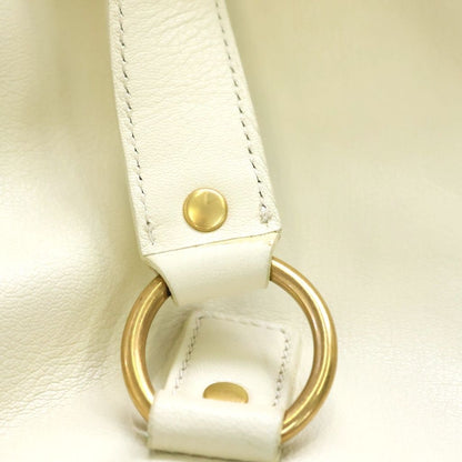 Saint Laurent Muse Bag Ivory Handbag White Leather Gold — view 6