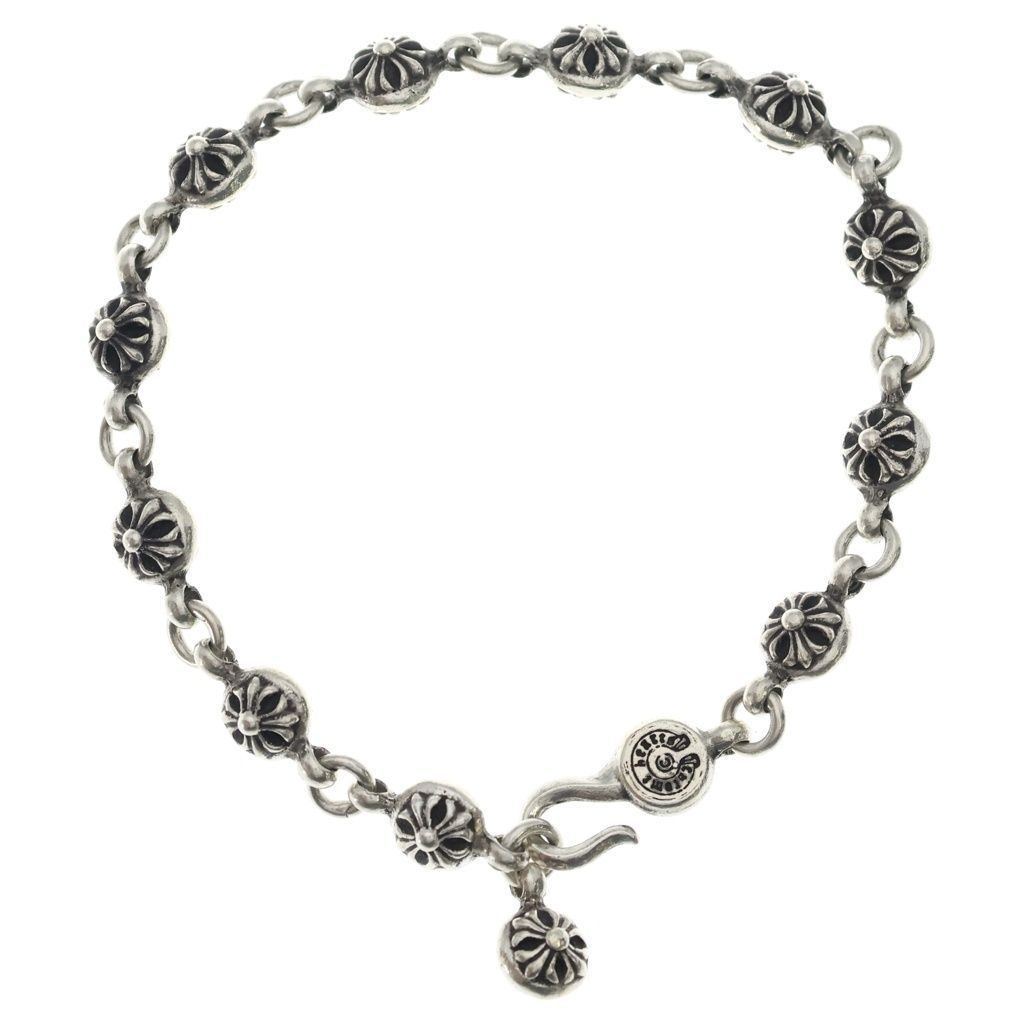 Chrome Hearts No1 Ball 1 Cross Bracelet Silver — view 2