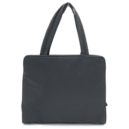 Prada Tessuto Sports Nylon Handbag Mini Tote Black Silver — view 2