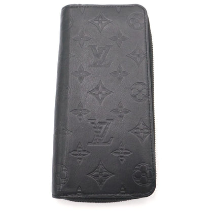 Louis Vuitton Monogram Shadow Vertical Round Zip Wallet
