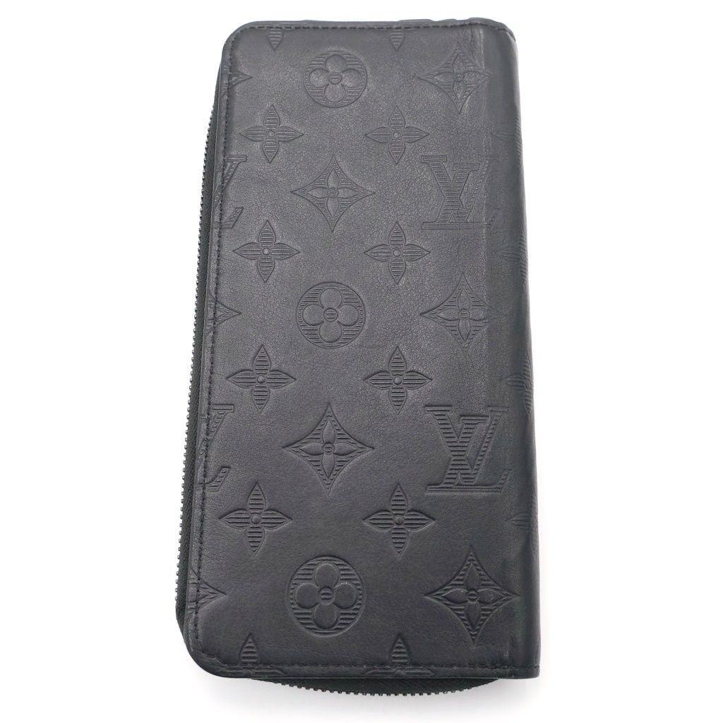 Louis Vuitton Monogram Shadow Vertical Round Zip Wallet — view 2