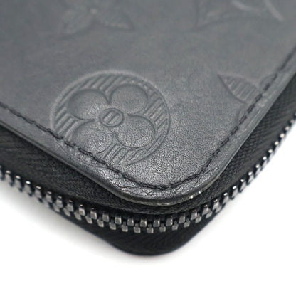 Louis Vuitton Monogram Shadow Vertical Round Zip Wallet — view 4