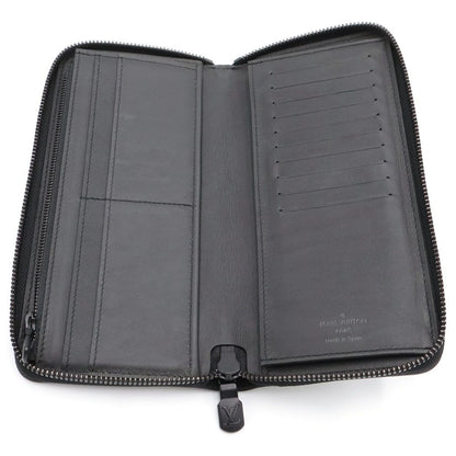 Louis Vuitton Monogram Shadow Vertical Round Zip Wallet — view 5