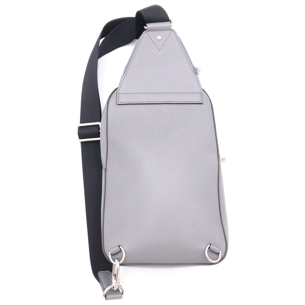 Louis Vuitton Taiga Avenue Leather Body Shoulder Bag Gray — view 2