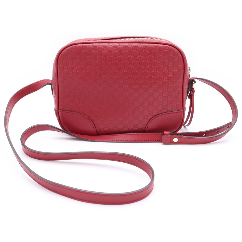 Gucci Leather Micro Guccissima GG Supreme Square Shoulder Bag — view 2