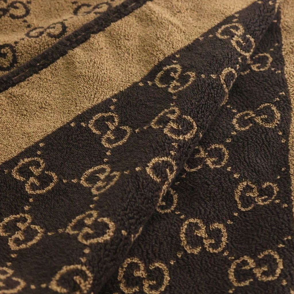 Gucci Terry Cloth Beach Brown Shoulder — view 6