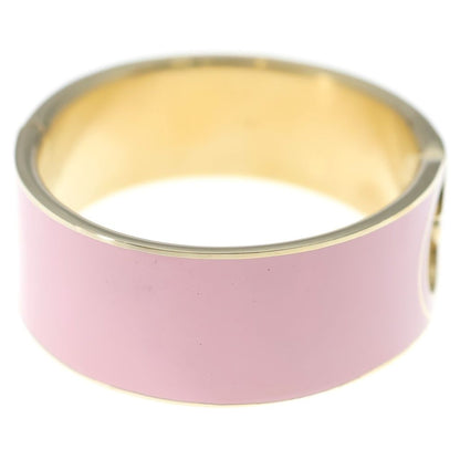 Gucci Interlocking Enamel Bracelet Bangle Pink — view 3