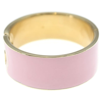 Gucci Interlocking Enamel Bracelet Bangle Pink — view 4