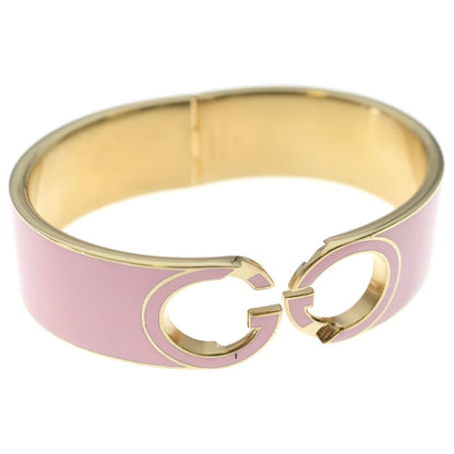 Gucci Interlocking Enamel Bracelet Bangle Pink — view 6