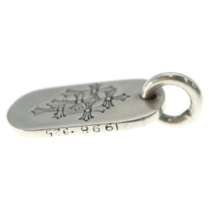 Chrome Hearts Raised Dogtag Dog Tag Charm Silver Pendant — view 3