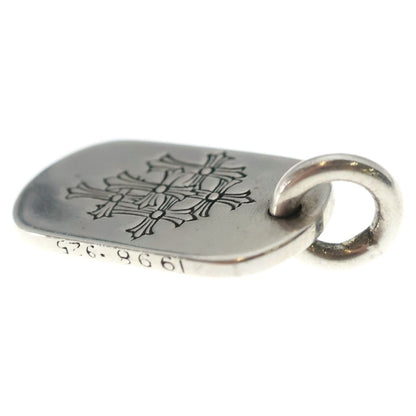 Chrome Hearts Raised Dogtag Dog Tag Charm Silver Pendant — view 6