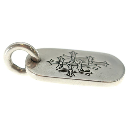Chrome Hearts Raised Dogtag Dog Tag Charm Silver Pendant — view 4
