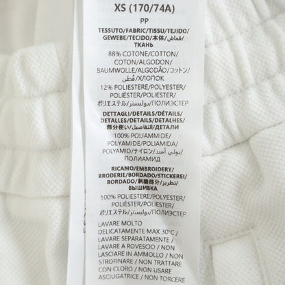 Gucci Logo Embroidery Web Stripe Cotton Jersey Half Shorts White — view 7