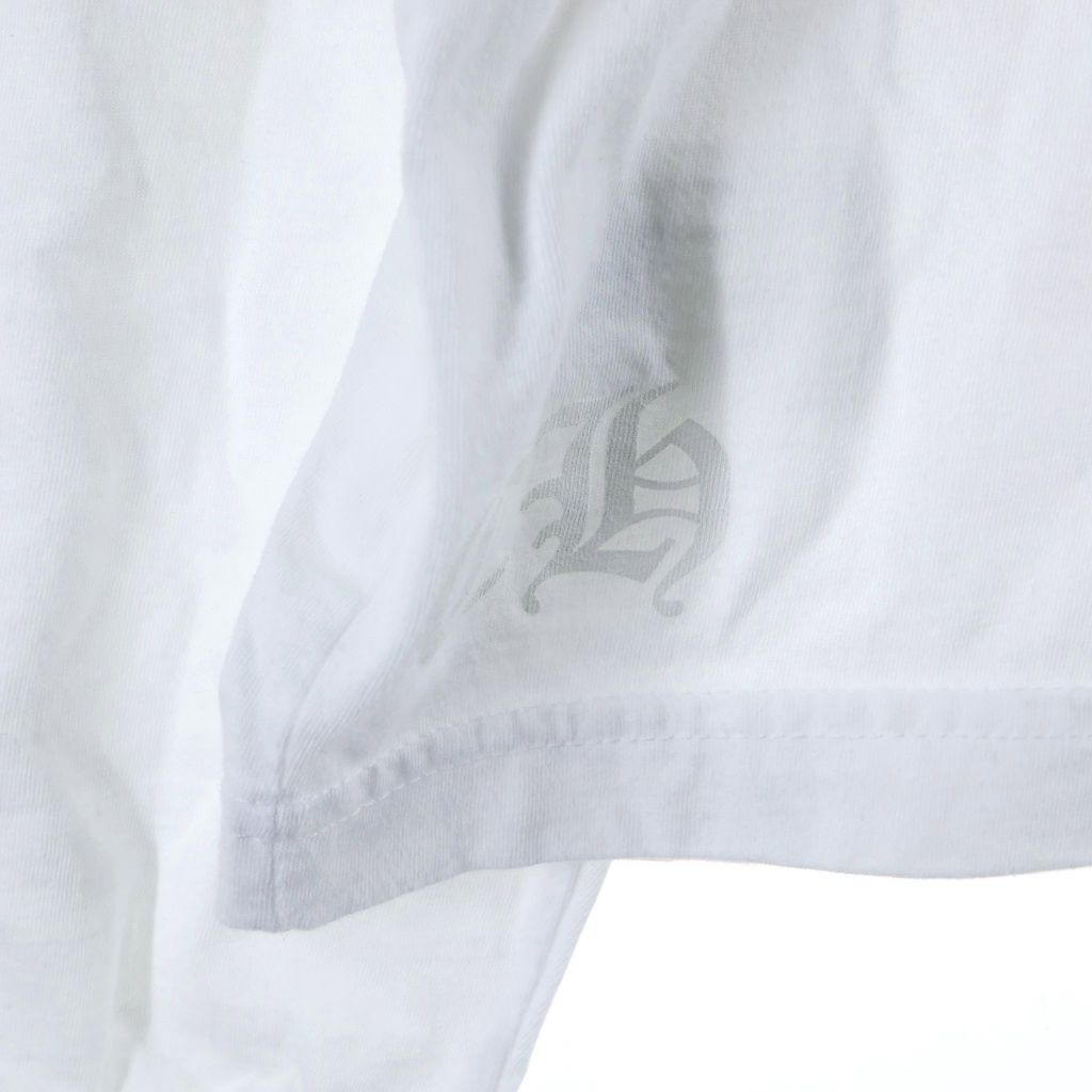Chrome Hearts Flrl Crs Horseshoe L S Back Horse Sleeve Floral Long T-Shirt White — view 6