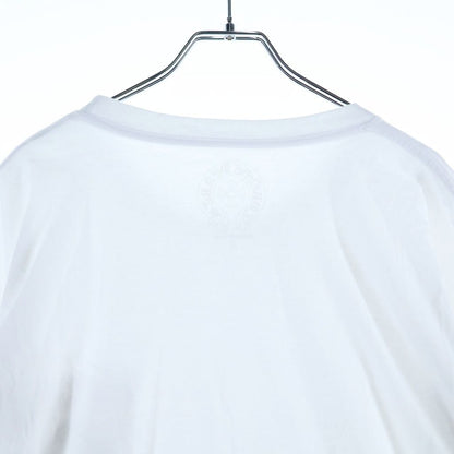 Chrome Hearts Flrl Crs Horseshoe L S Back Horse Sleeve Floral Long T-Shirt White — view 4